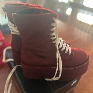 Dolls kill school yard stomper - velvet platform